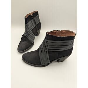 MTNG Originals | Suede Black Booties | Size